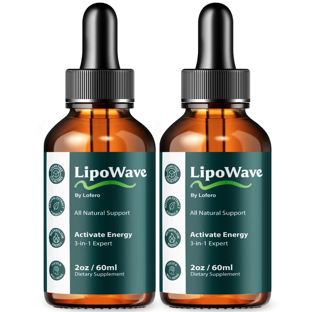 LipoWave Metabolism Support Supplement Bottle